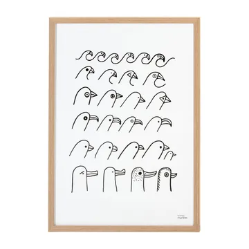 Póster Oiva Toikka Bird house  - 50x70 cm - Iittala