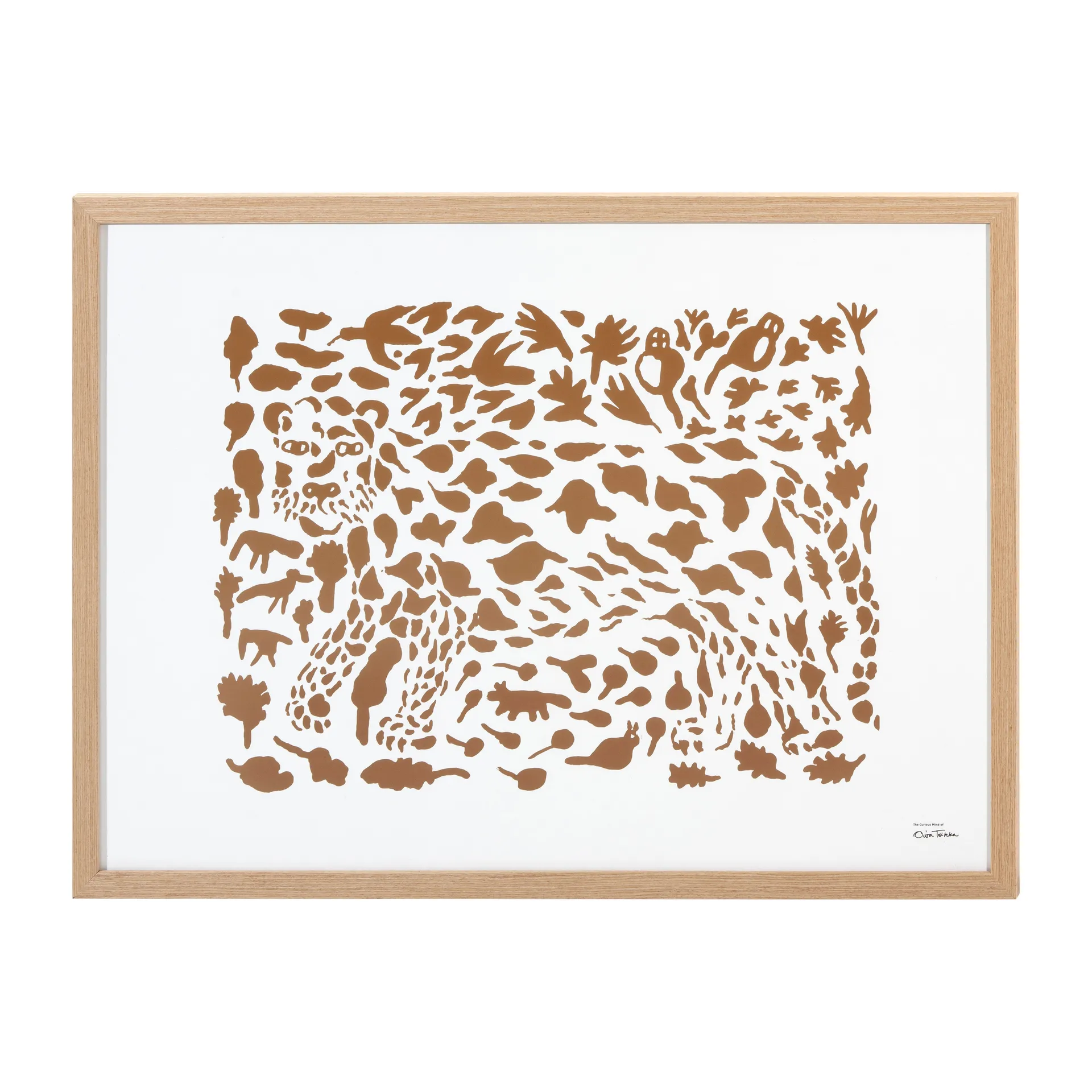 Póster Oiva Toikka Cheetah brown, 50x70 cm Iittala