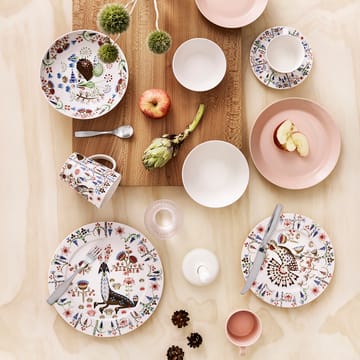 Prato fundo Taika Siimes 20 cm - branco - Iittala