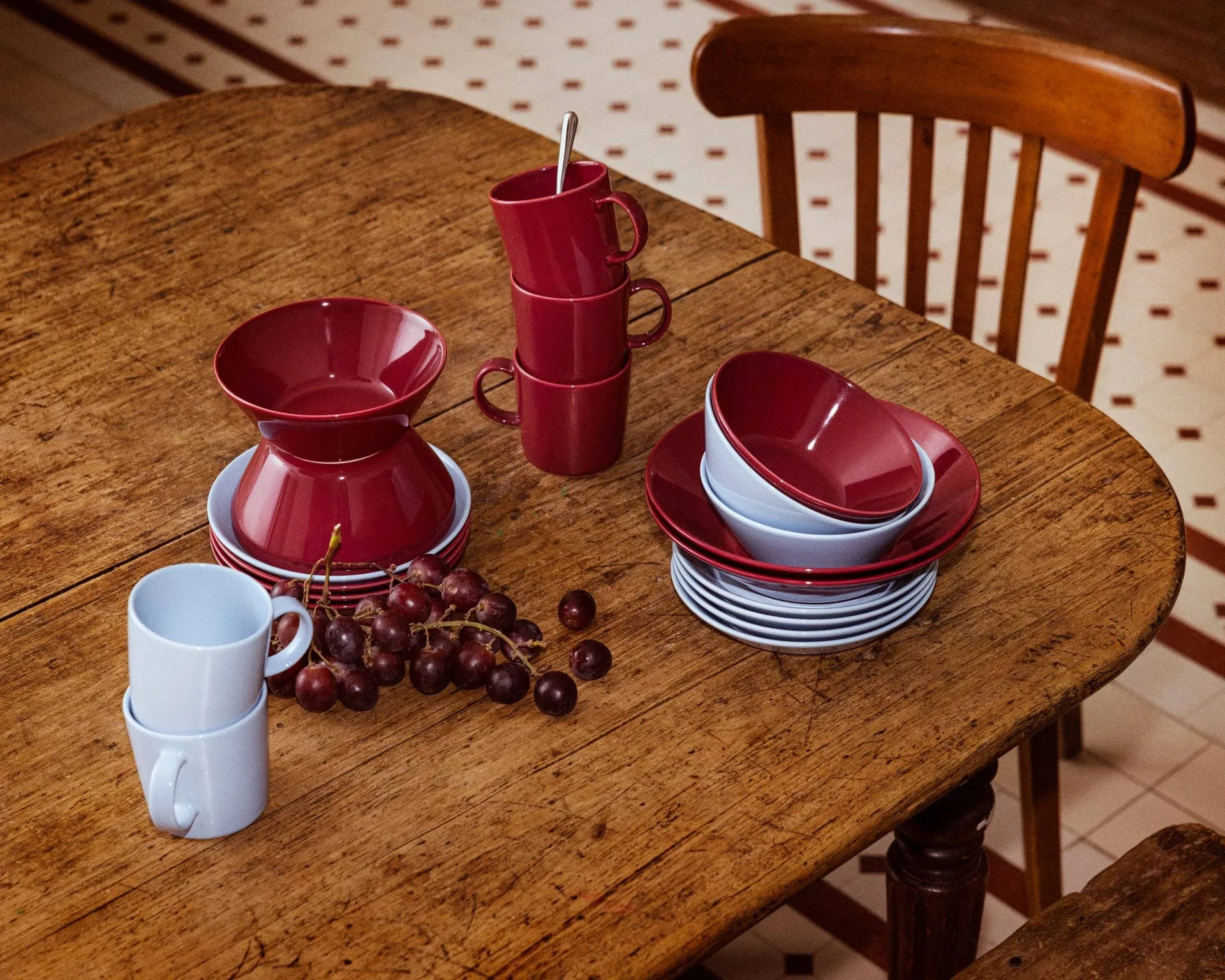 Prato fundo Teema, Cereja Iittala
