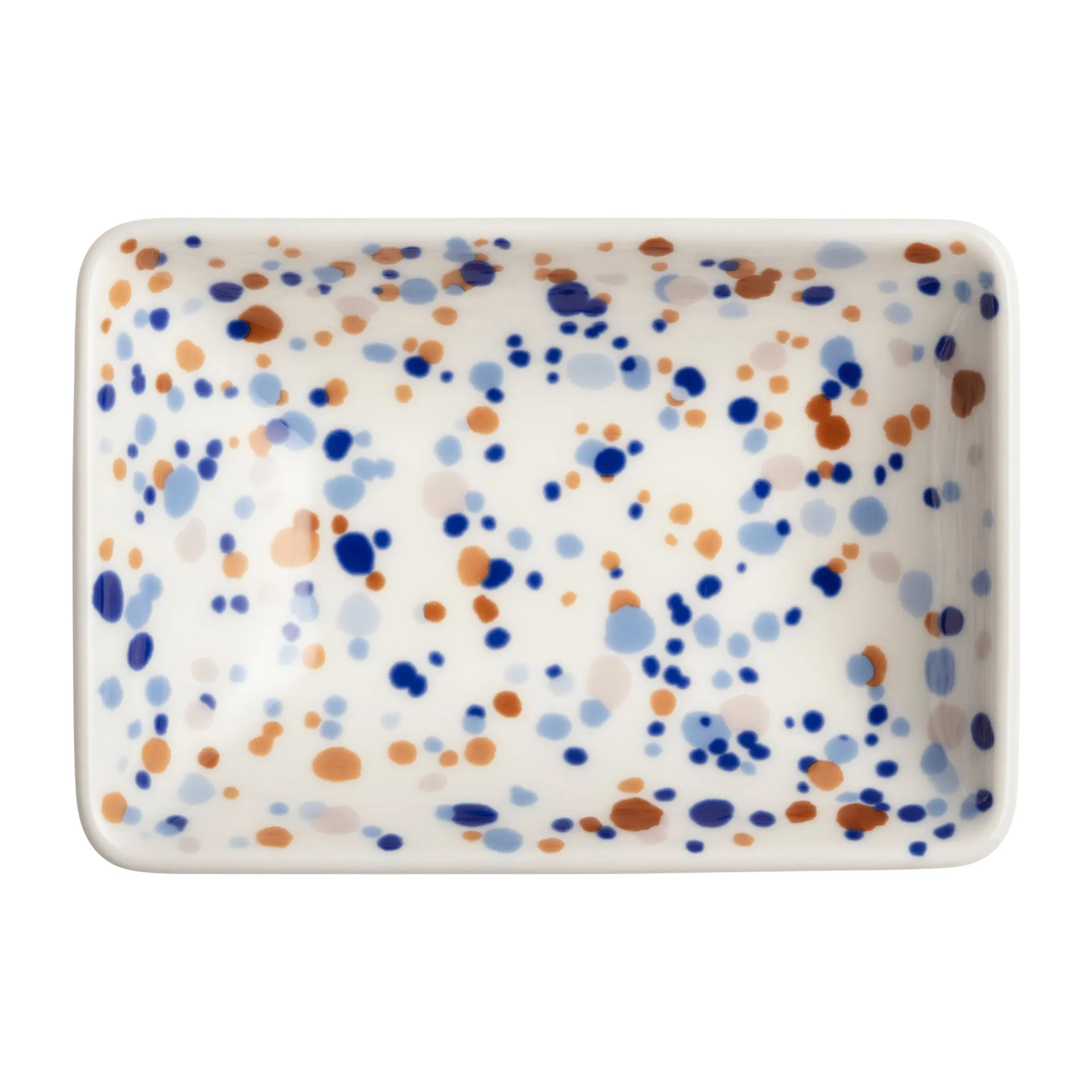 Prato Oiva Toikka Helle A7 7x10 cm, Azul-marrom Iittala