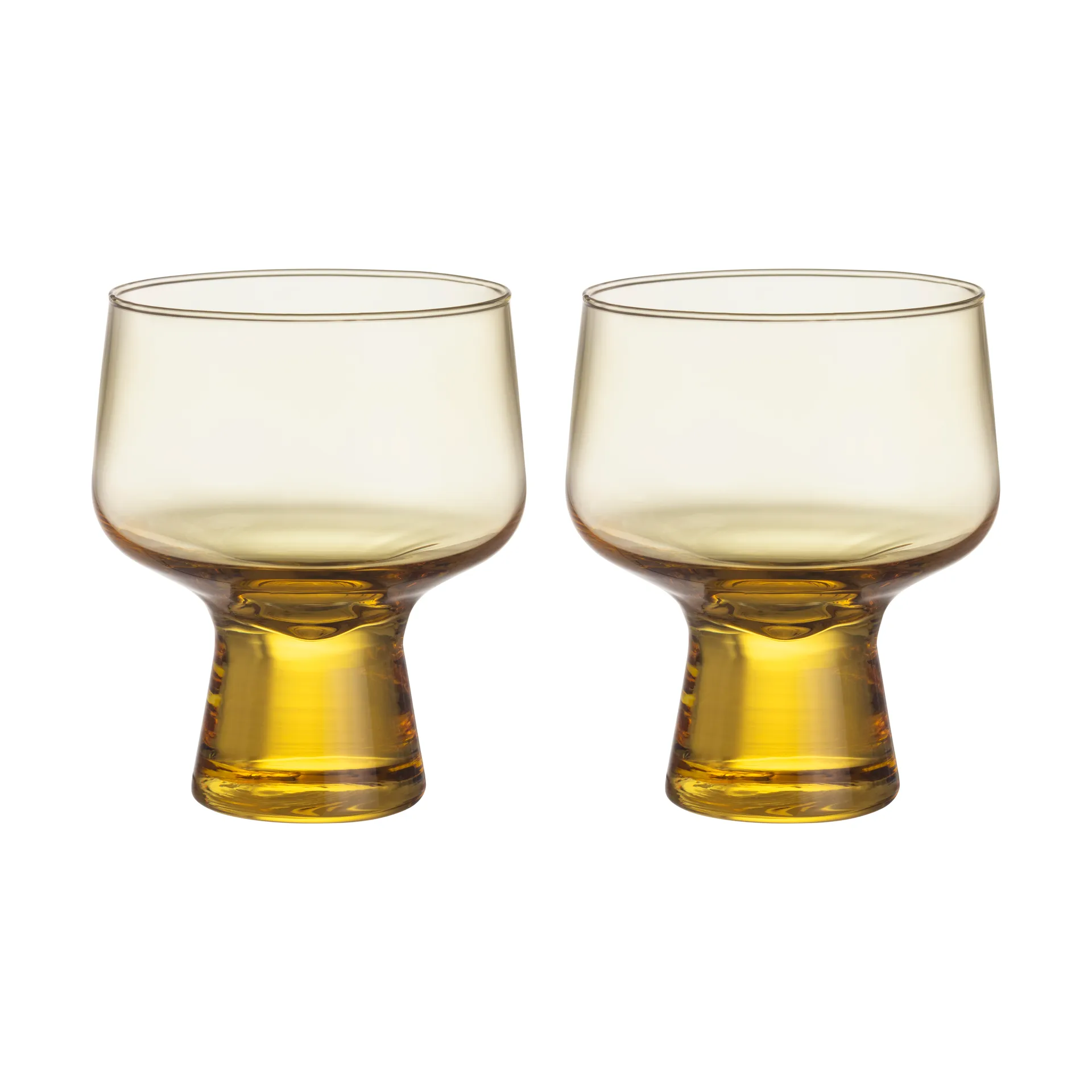 Solare copo com pé 29 cl 2 unidades, Amarelo fogo Iittala
