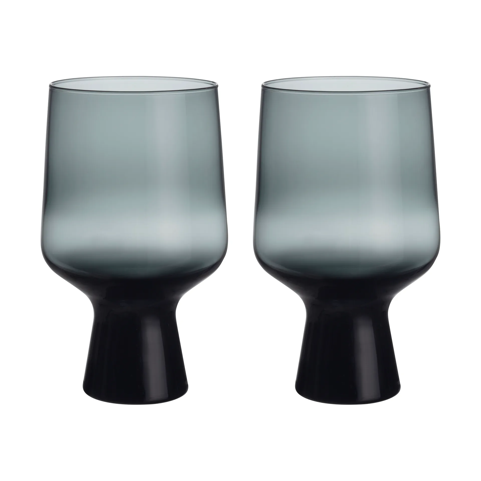Solare copo com pé 40 cl 2 unidades, Cinza aço Iittala