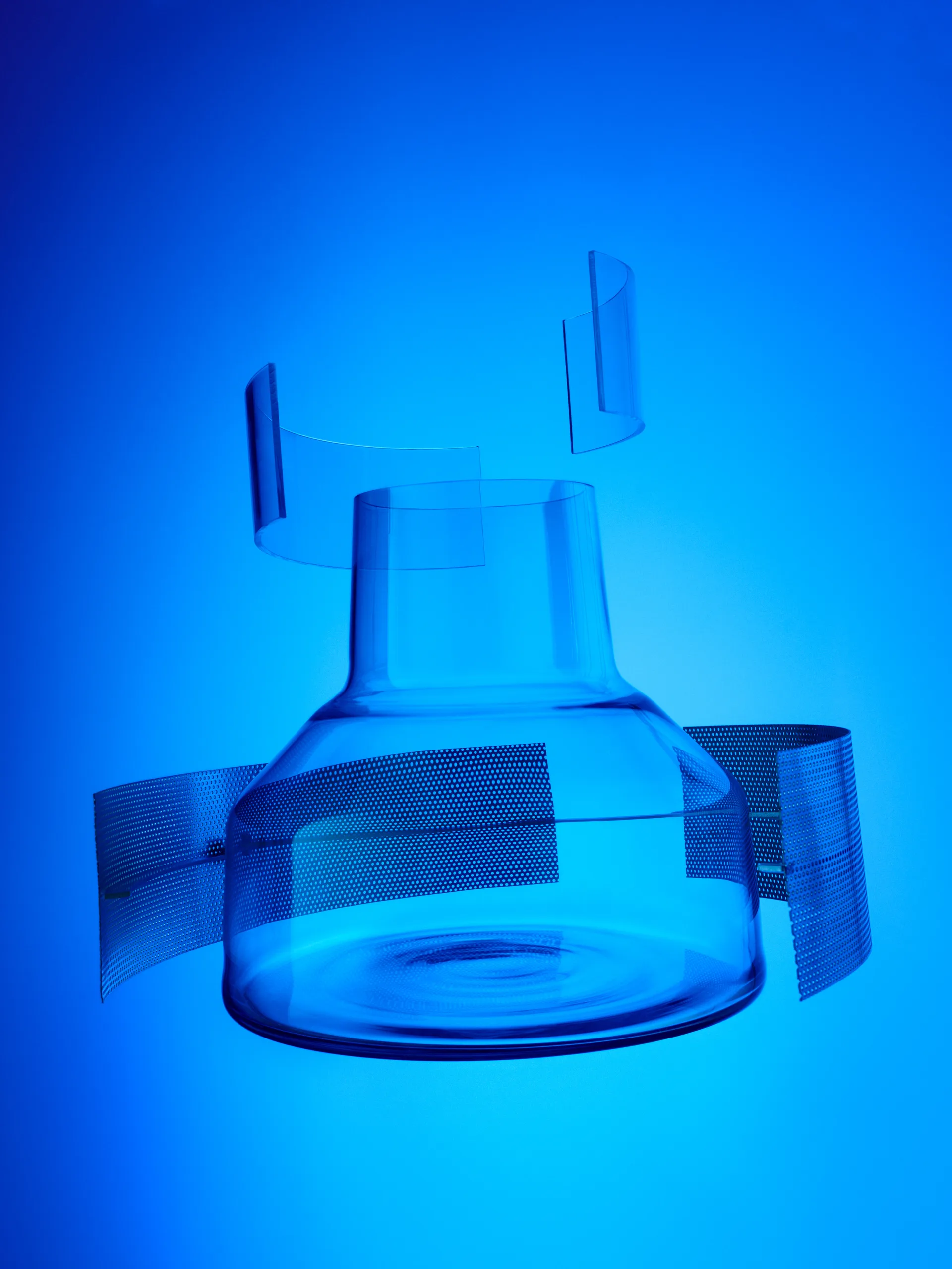 Solare vaso baixo 20xØ22 cm, Transparente Iittala