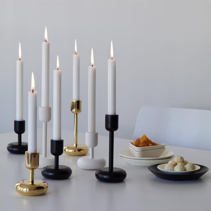 Suporte de velas branco Nappula, grande 183 mm Iittala