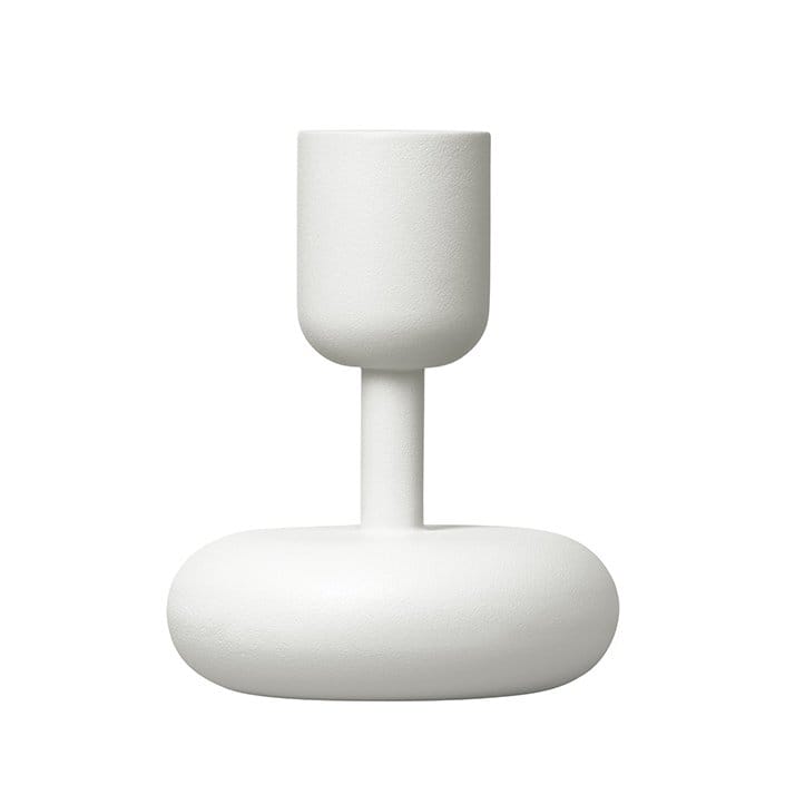 Suporte de velas branco Nappula - pequeno 107 mm - Iittala