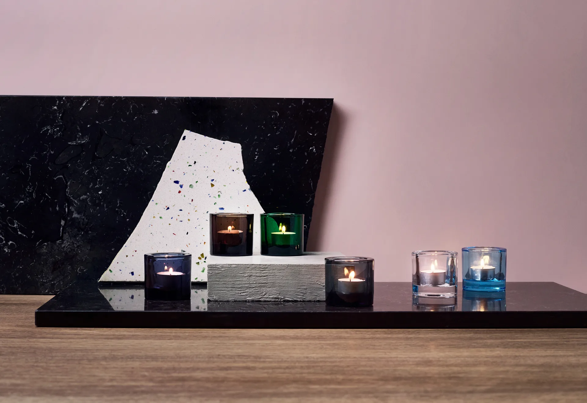 Suporte de velas Kivi 60 mm, cinza Iittala