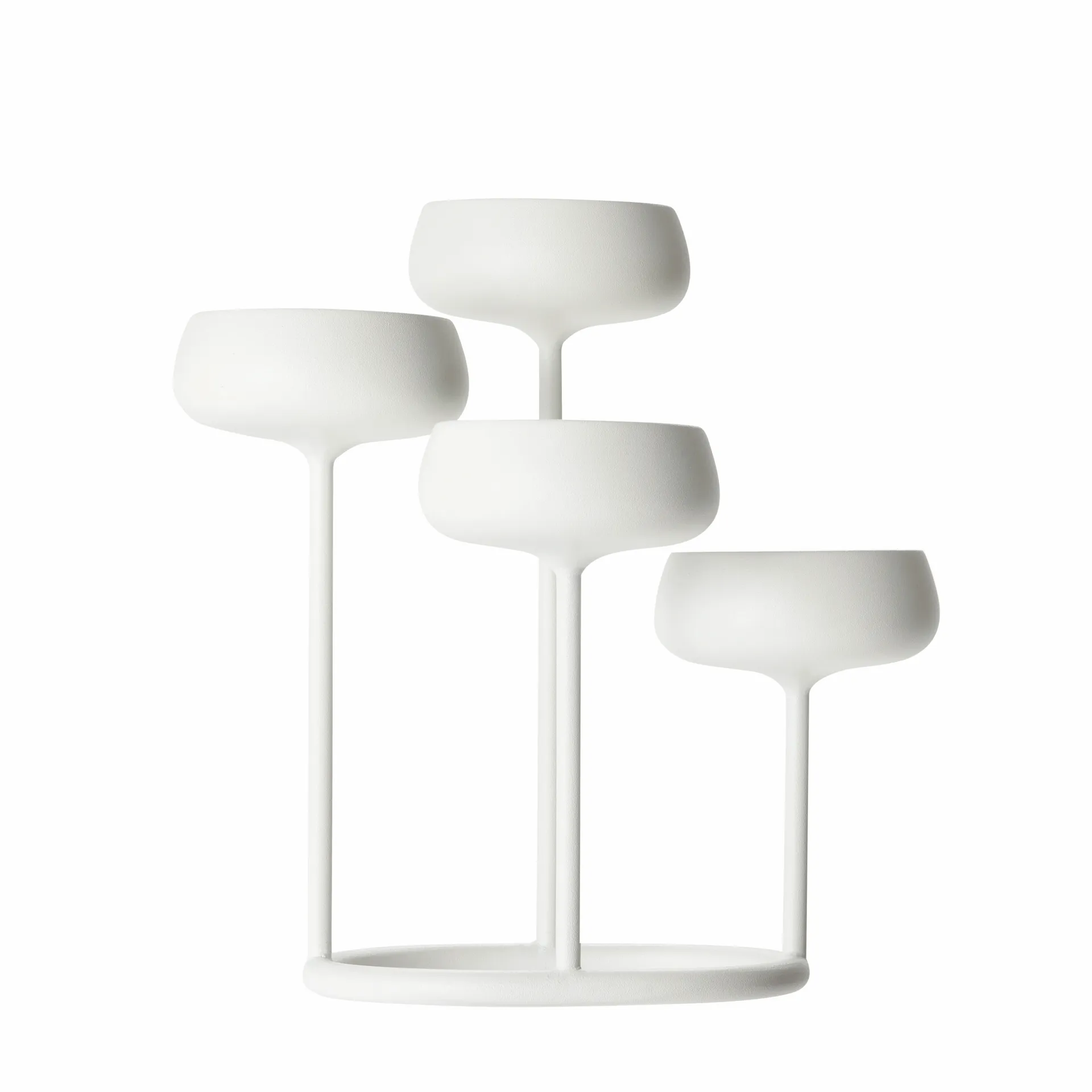 Suporte de velas Nappula, branco Iittala