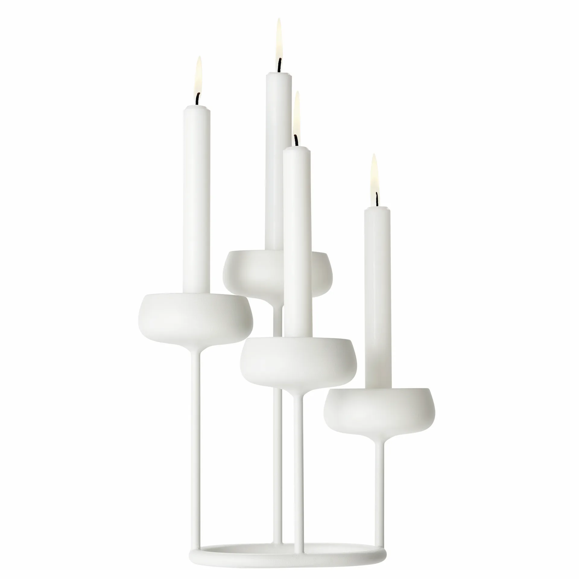 Suporte de velas Nappula, branco Iittala