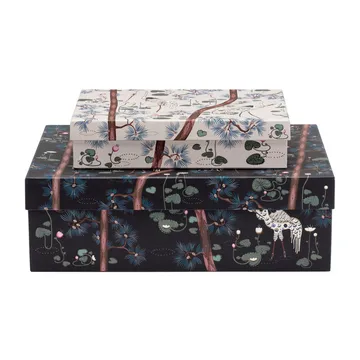 Taika Caixa de Armazenamento 15º Aniversário 2 Peças - Preto-branco - Iittala