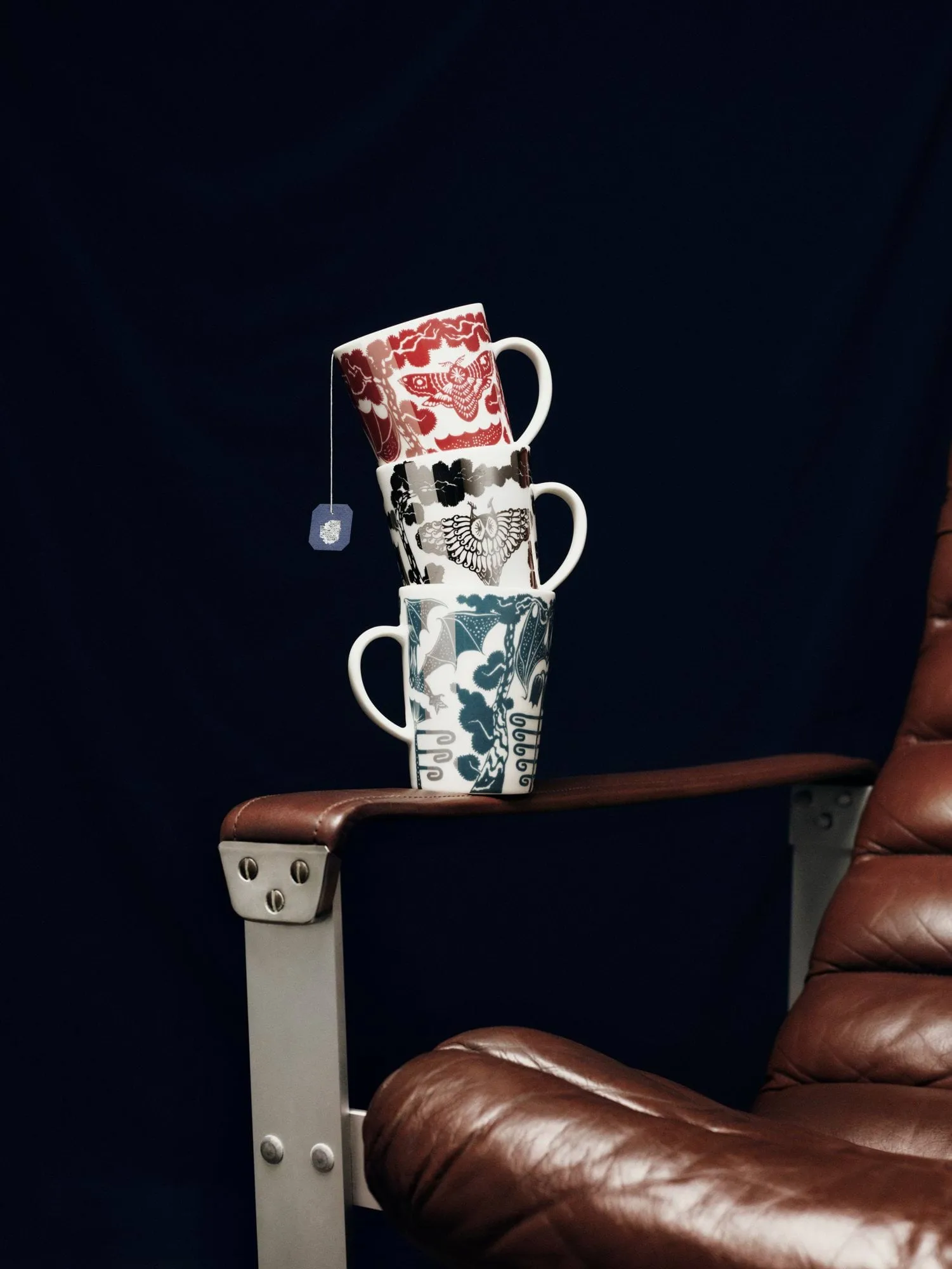 Taika caneca 40 cl embalagem para presente, Yö azul-aço Iittala