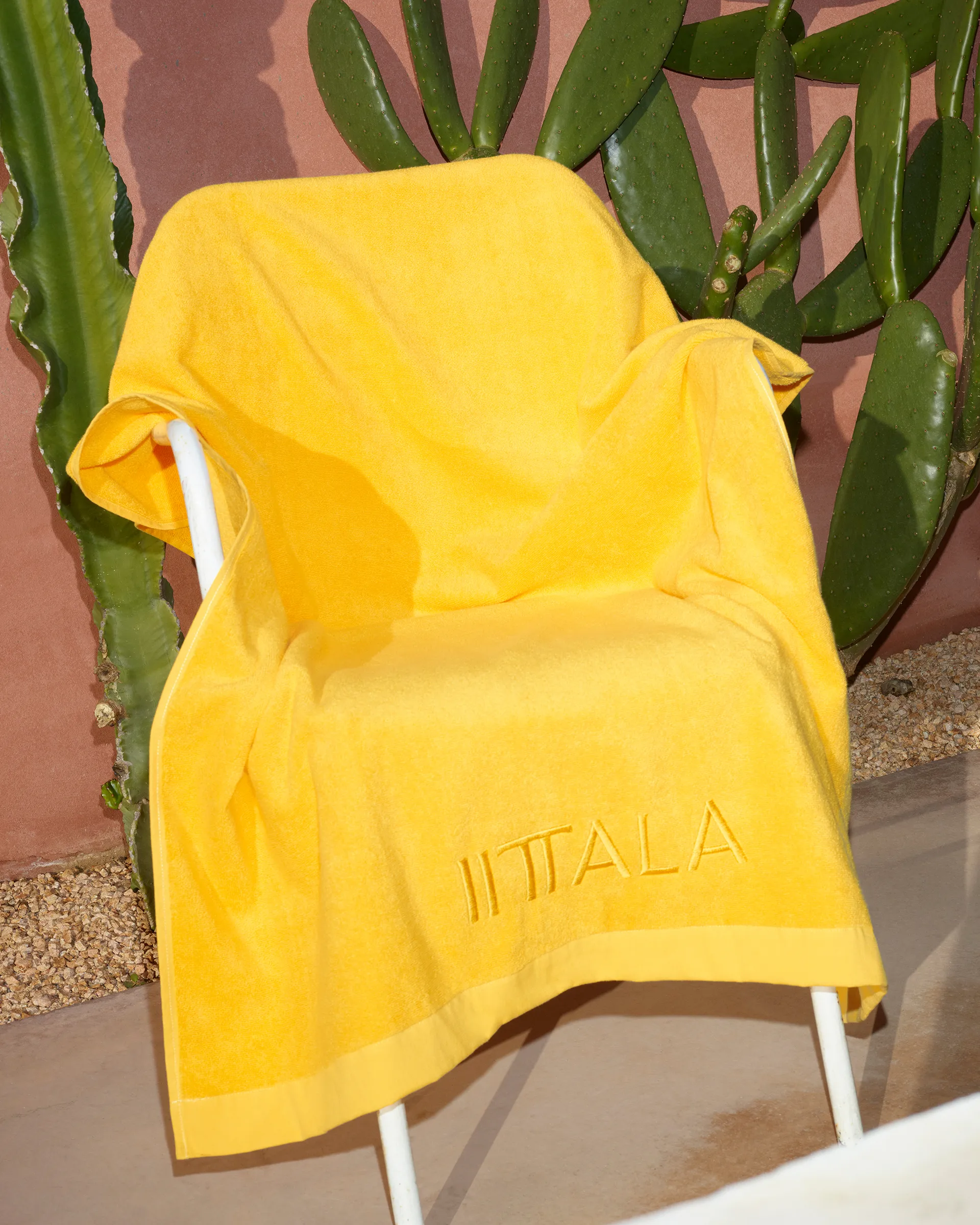 Toalha IIttala, 100x150 cm, Amarelo fogo Iittala