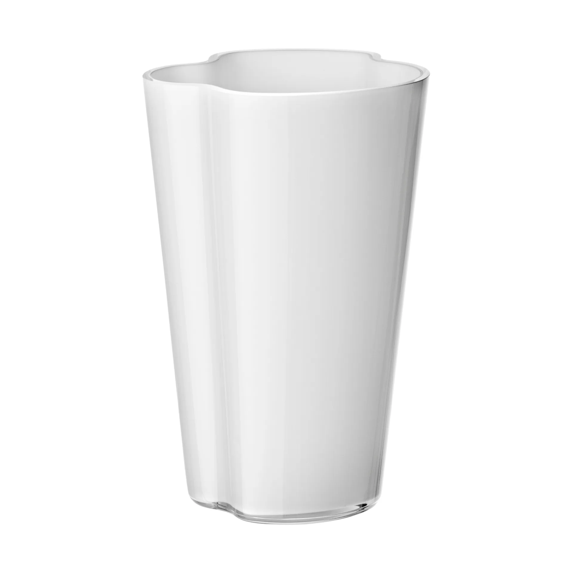 Vaso Aalto branco opala, 220 mm Iittala