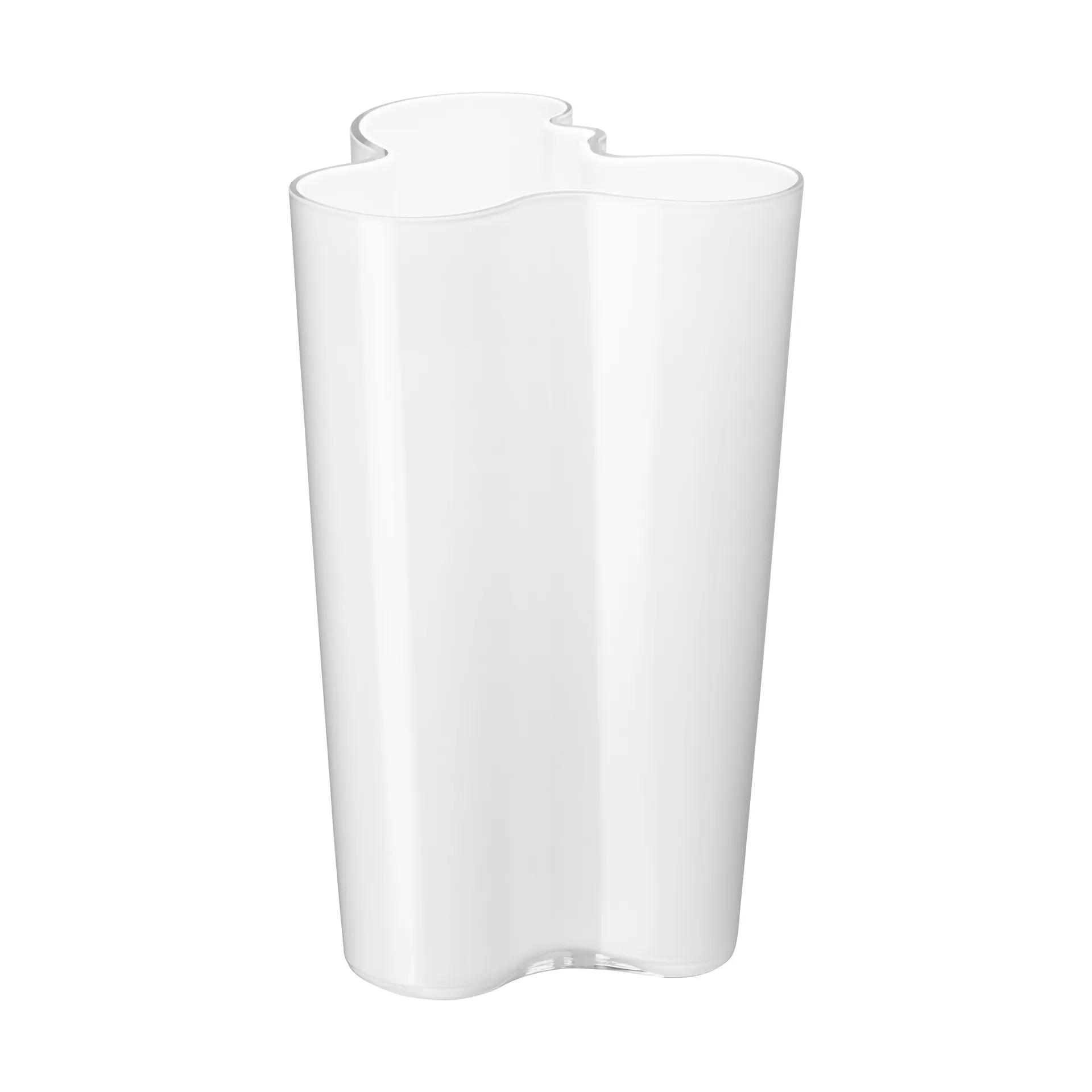 Vaso Aalto branco opala, 251 mm Iittala