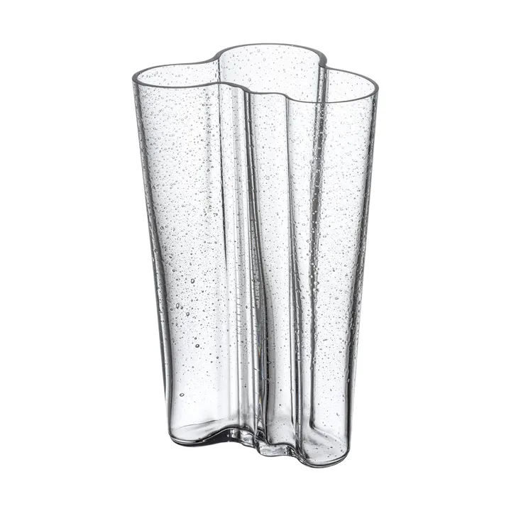 Vaso Alvar Aalto 200 mm - Copo de borbulhas transparente, edição de aniversário - Iittala