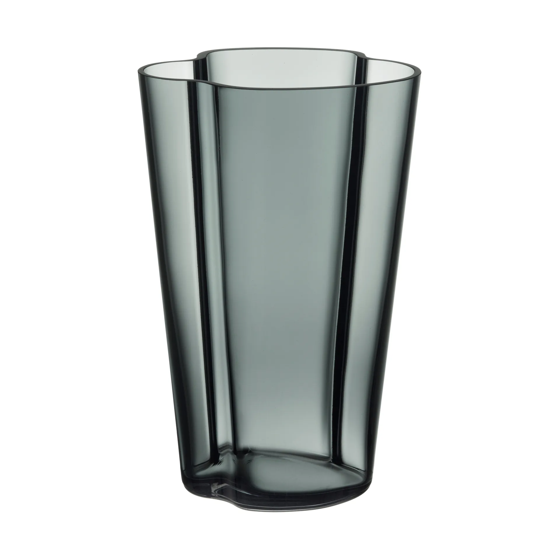 Vaso Alvar Aalto cinza escuro, 220 mm Iittala
