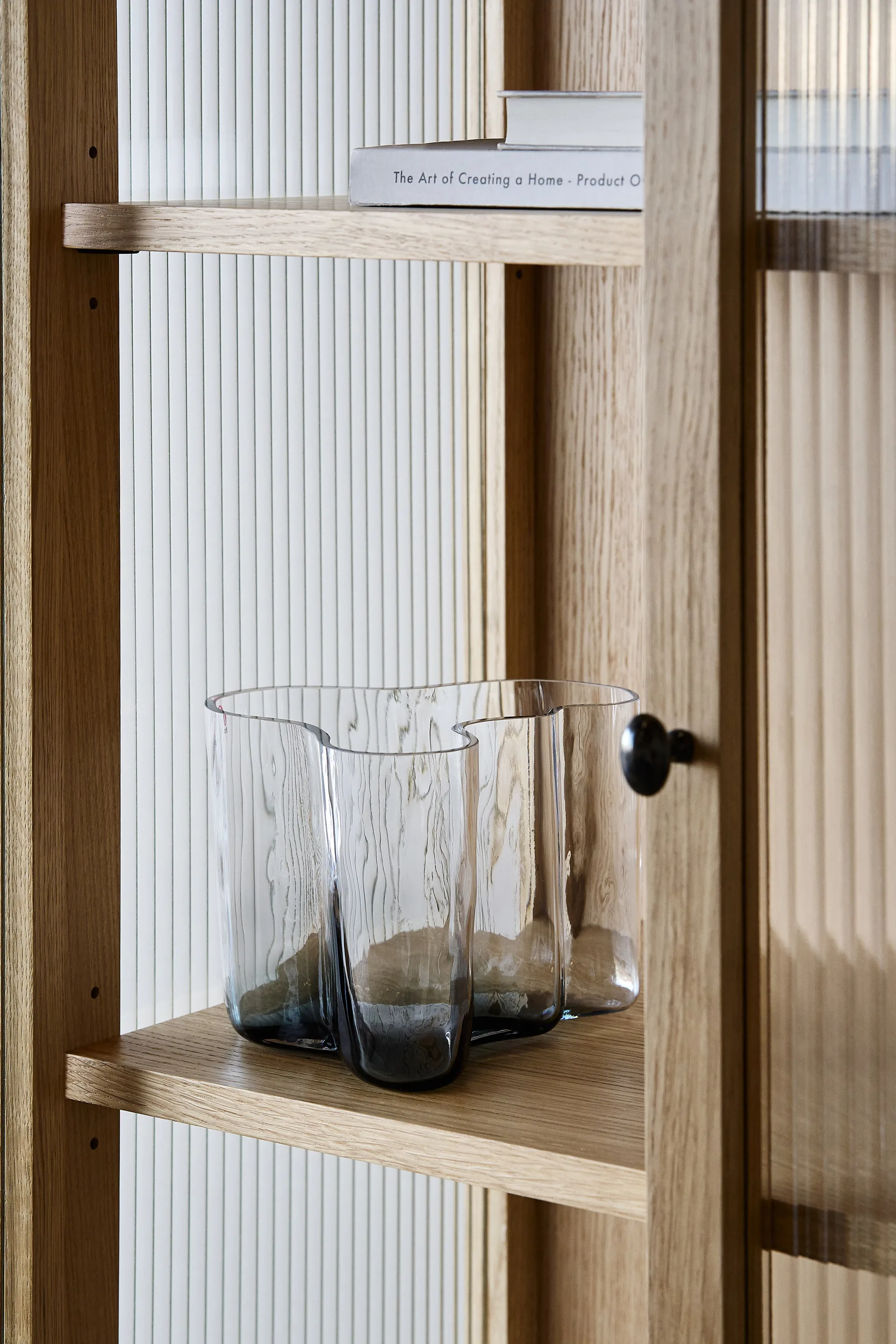 Vaso Alvar Aalto Limited Edition 140 mm, Transparente-cinza escuro Iittala