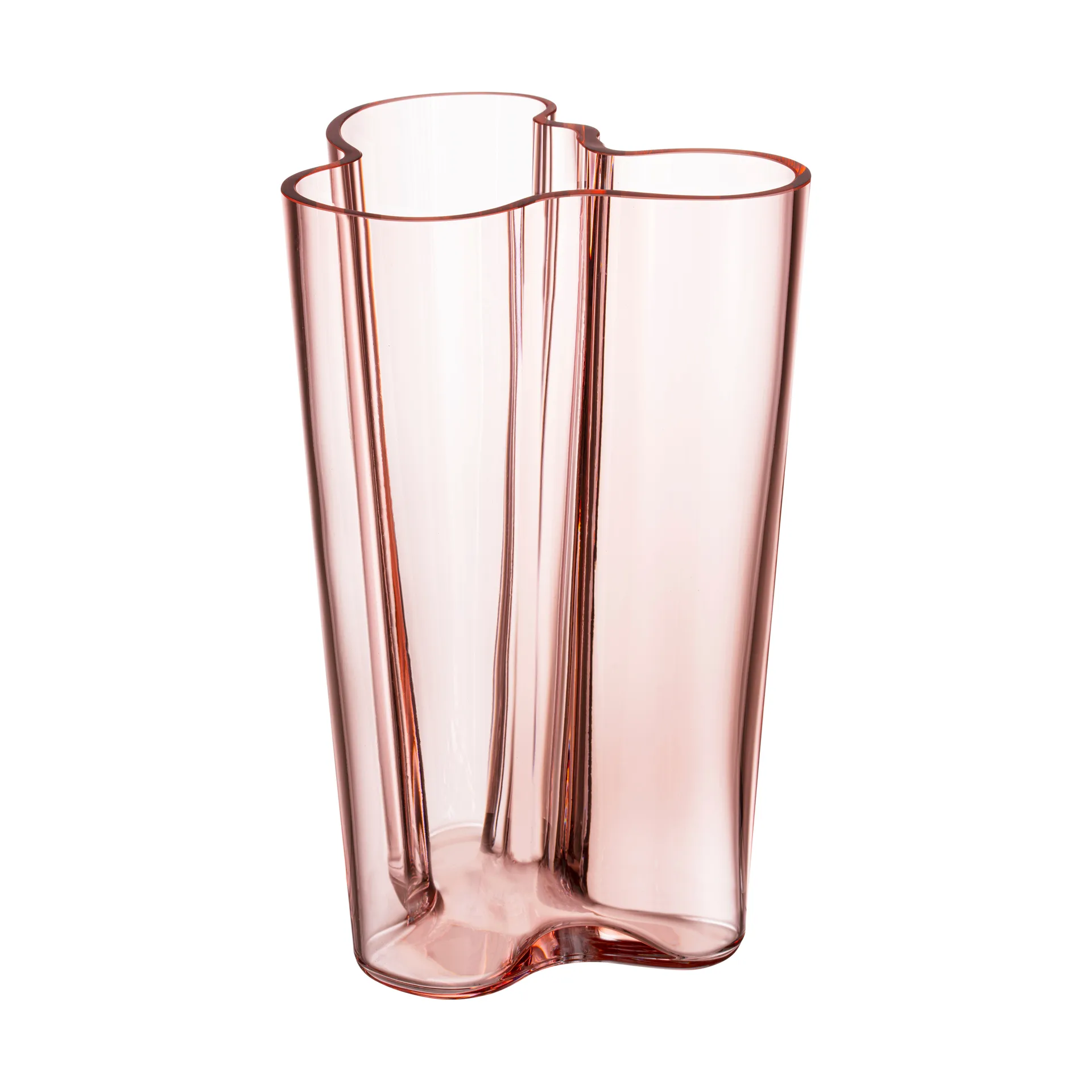 Vaso Alvar Aalto rosa salmão, 251 mm Iittala