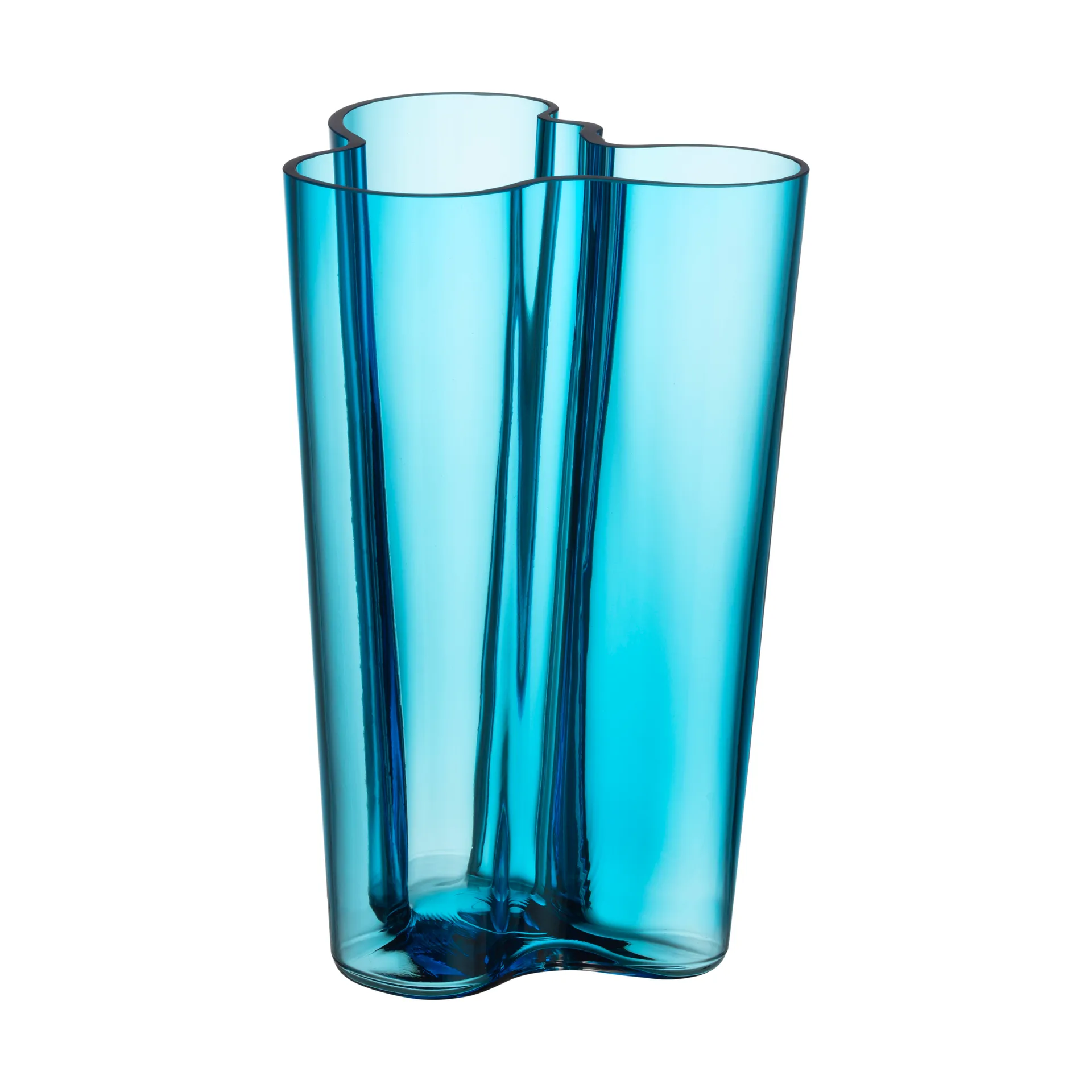 Vaso Alvar Aalto turquesa, 251 mm Iittala