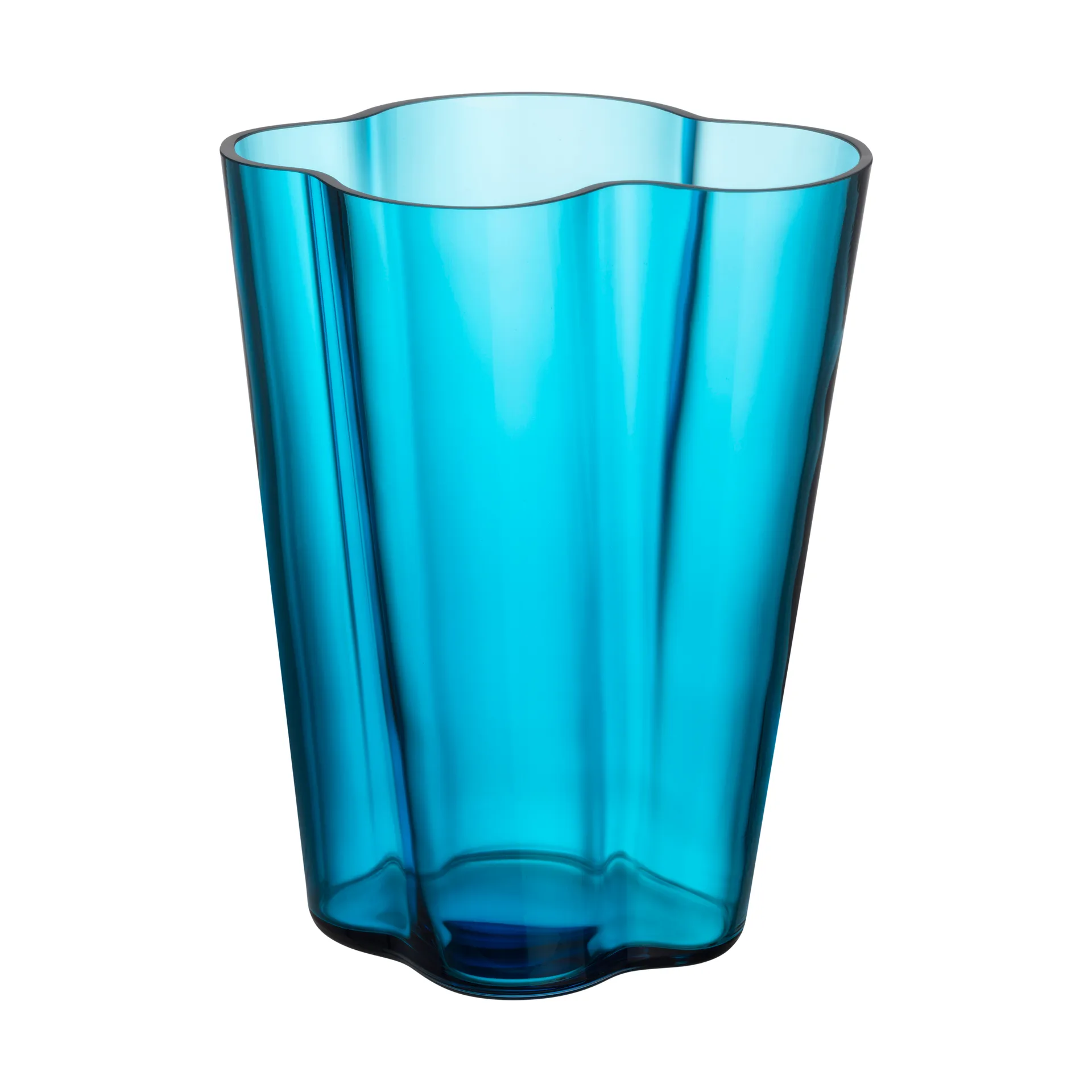 Vaso Alvar Aalto turquesa, 270 mm Iittala