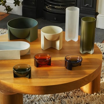 Vaso Kuru 25,5 cm - verde musgo fosco - Iittala
