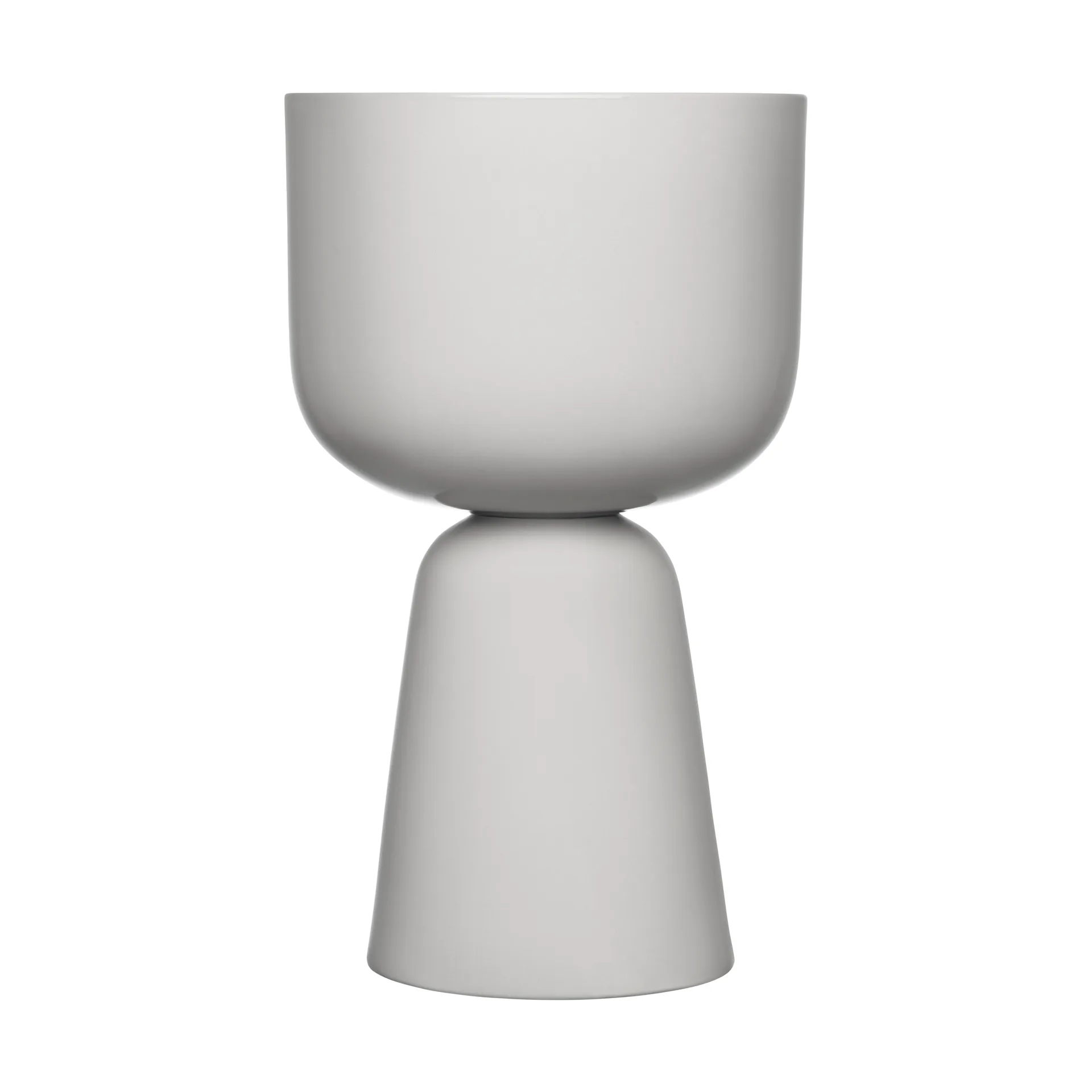 Vaso Nappula Ø15,5 cm h26 cm, Cinza-claro Iittala