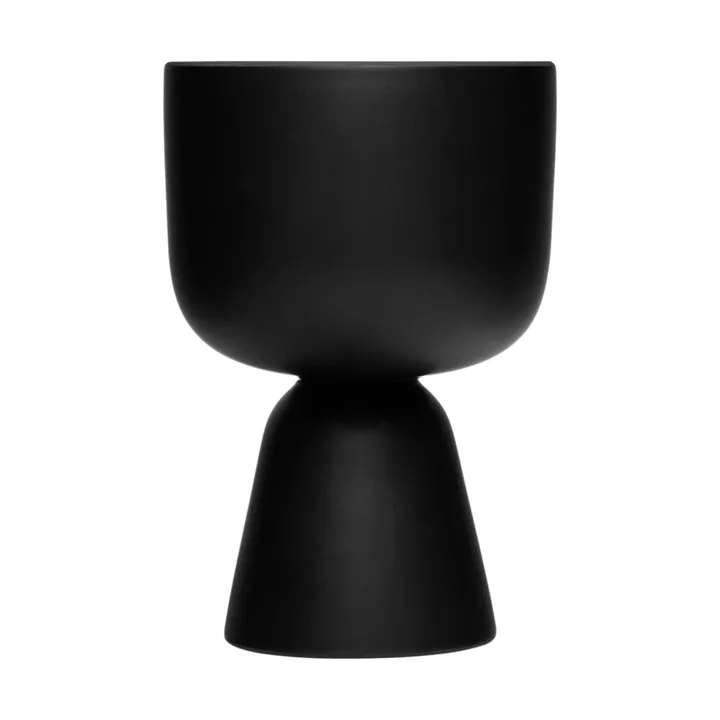 Vaso Nappula - Mate preto, 23x15,5 cm - Iittala