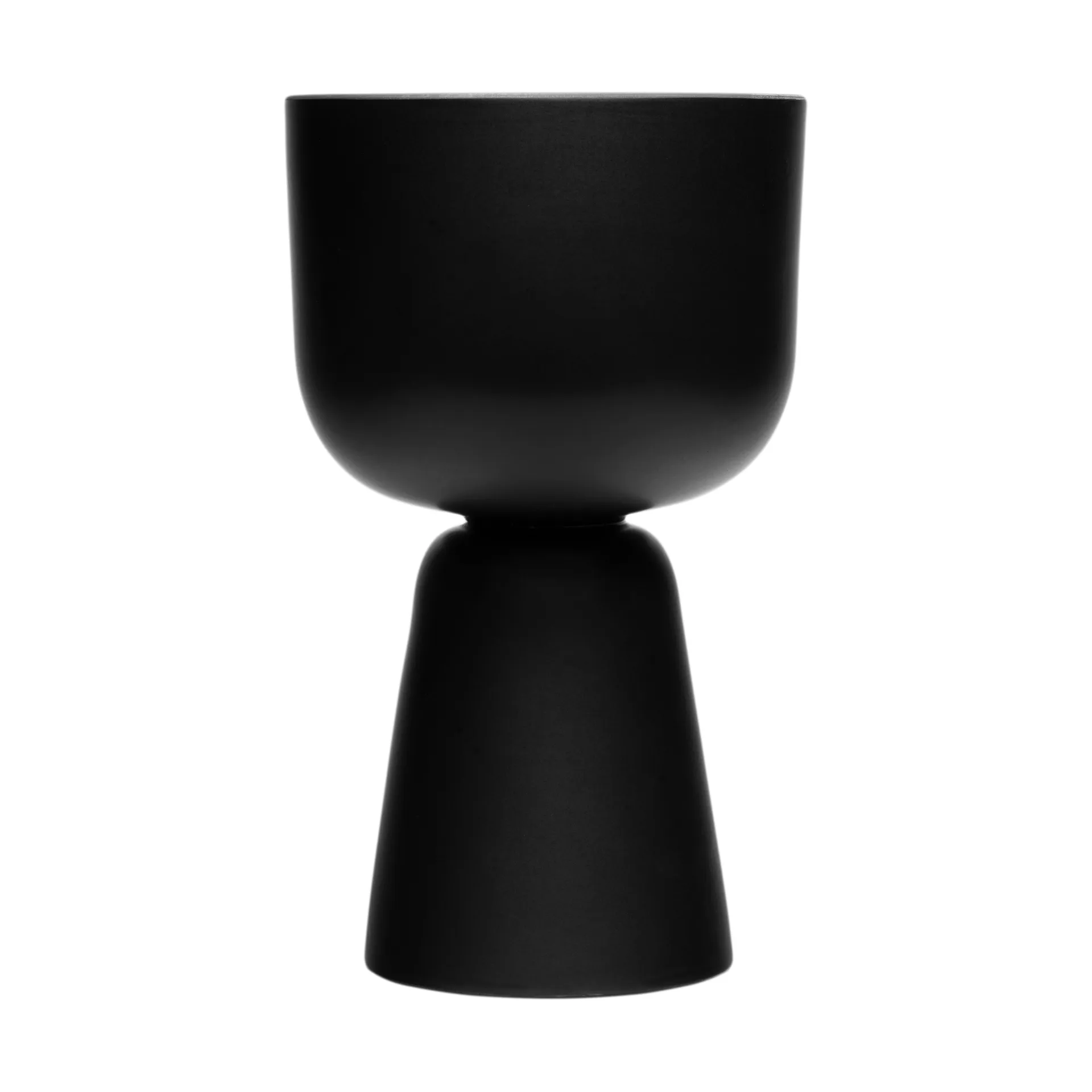 Vaso Nappula, Mate preto, 23x19 cm Iittala
