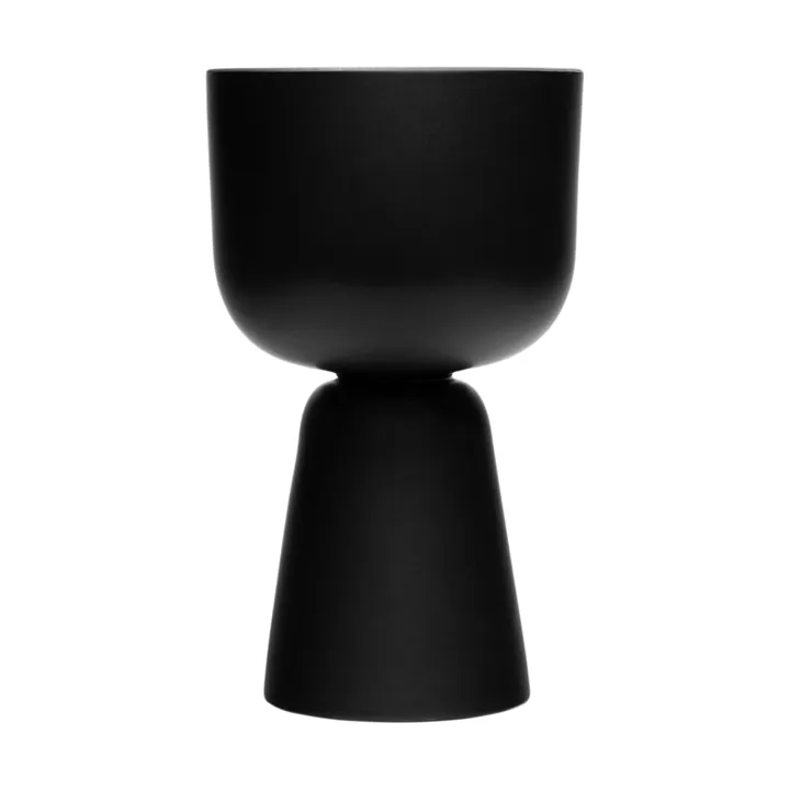 Vaso Nappula - Mate preto, 23x19 cm - Iittala