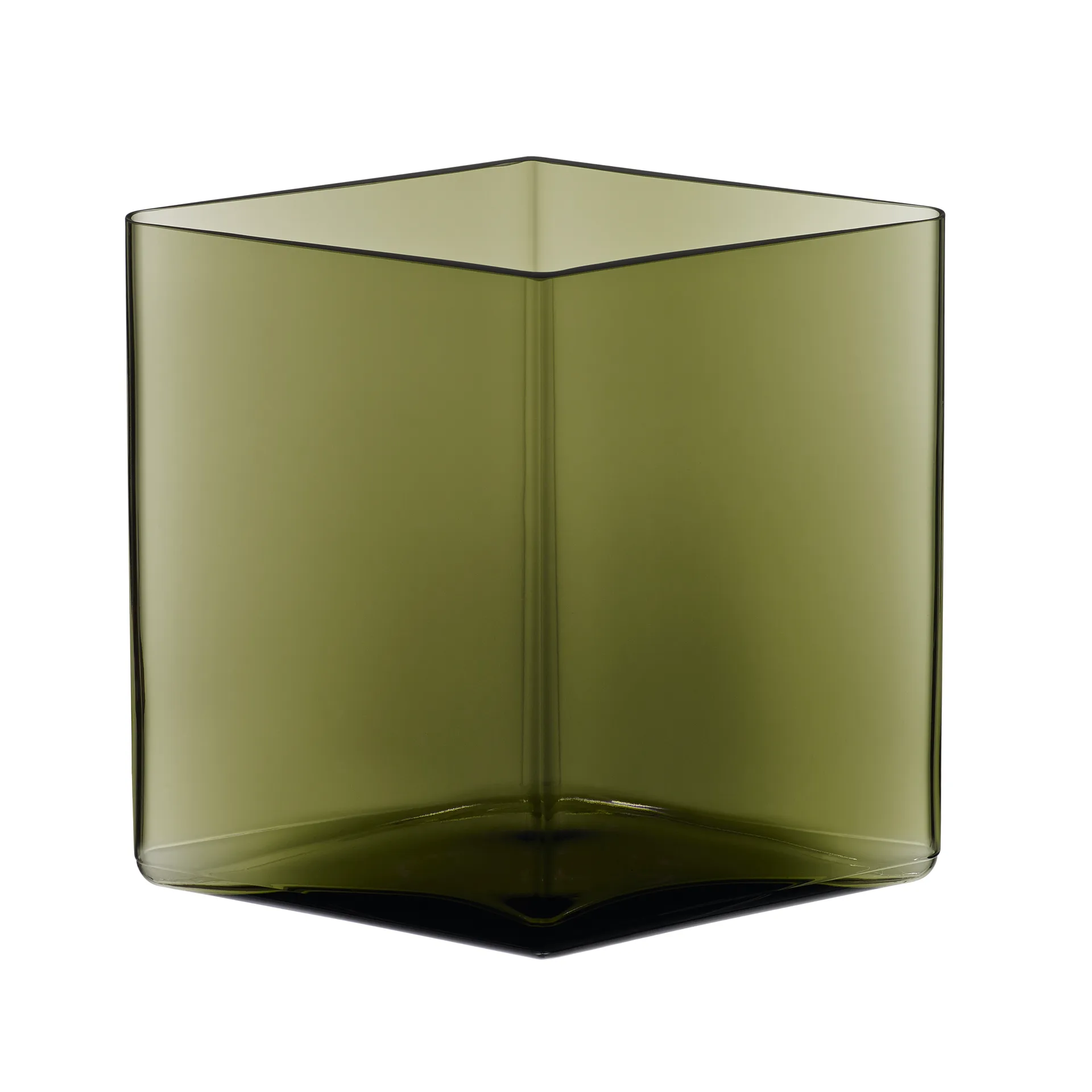 Vaso Ruutu 20,5x18 cm, verde musgo Iittala