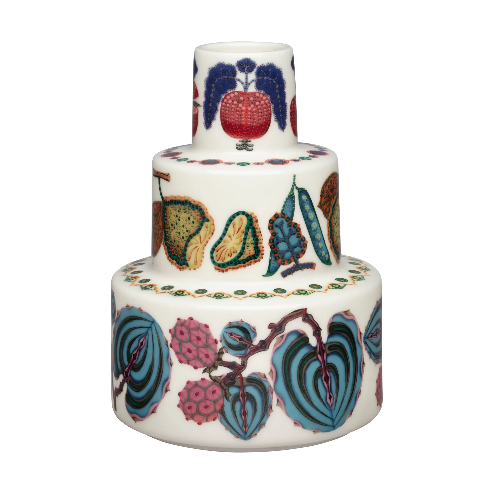 Vaso Taika Sato Ø13x18 cm, Branco-multi Iittala