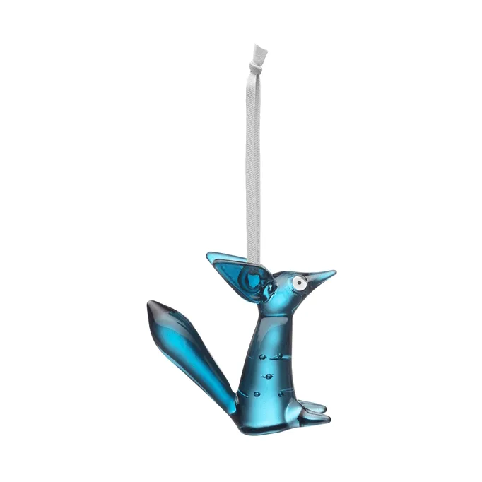 Vulpes decoração em vidro 8 cm - Azul aço - Iittala