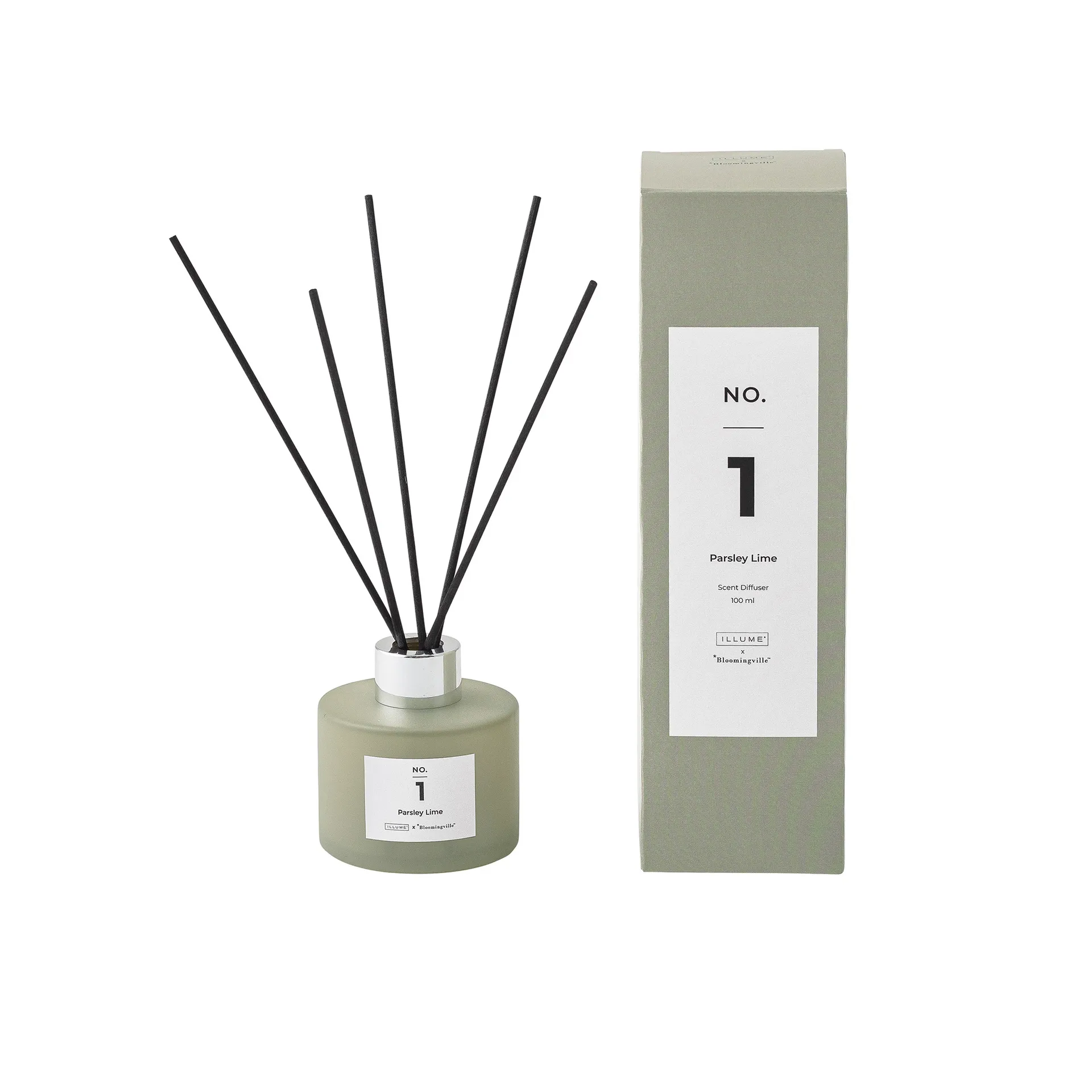 Difusor NO. 1 Parsley Lime, 100 ml Illume x Bloomingville