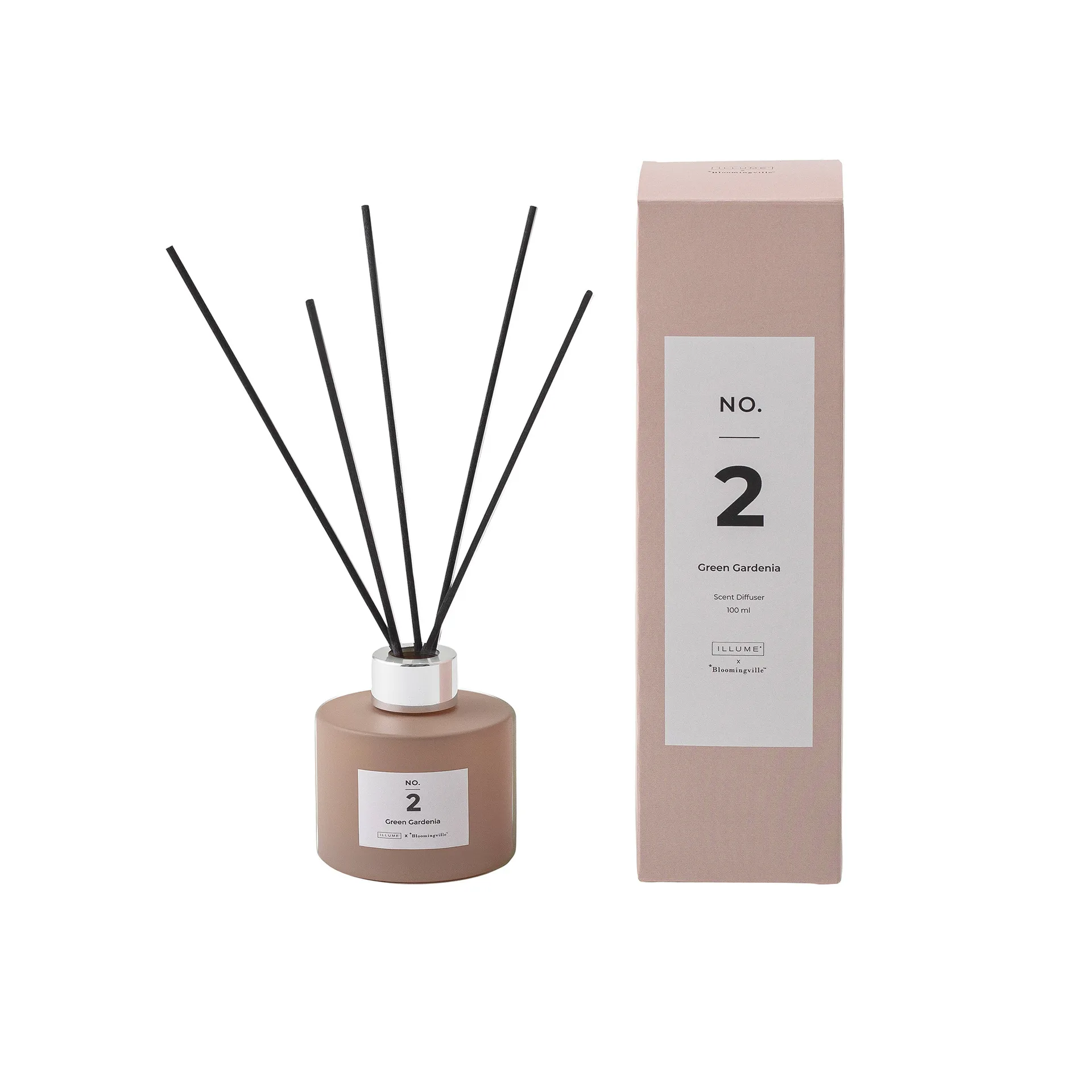 Difusor NO. 2 Green Gardenia, 100 ml Illume x Bloomingville