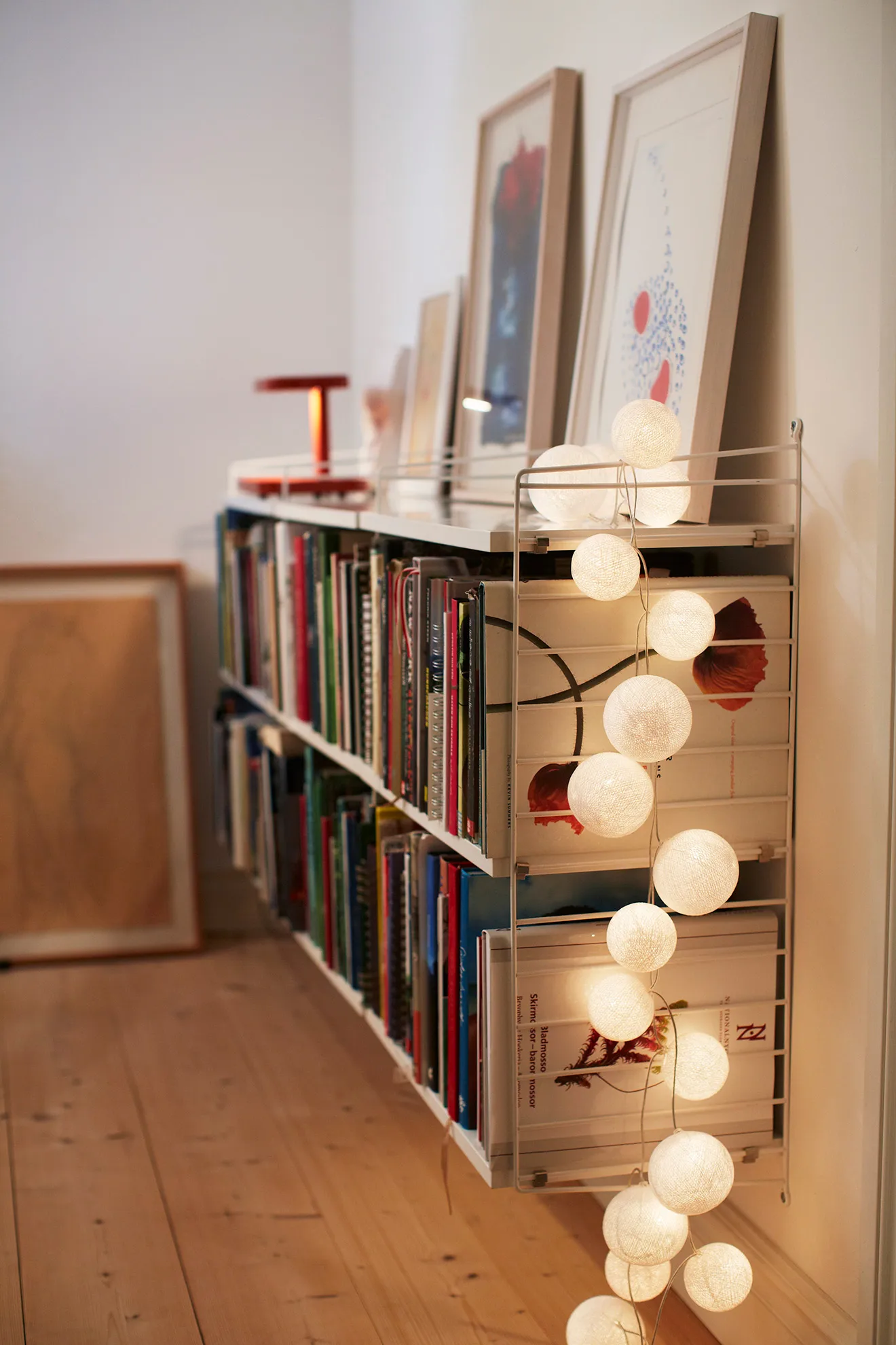 Irislights cordão de luzes, Amarelo manteiga, 20 bolas Irislights