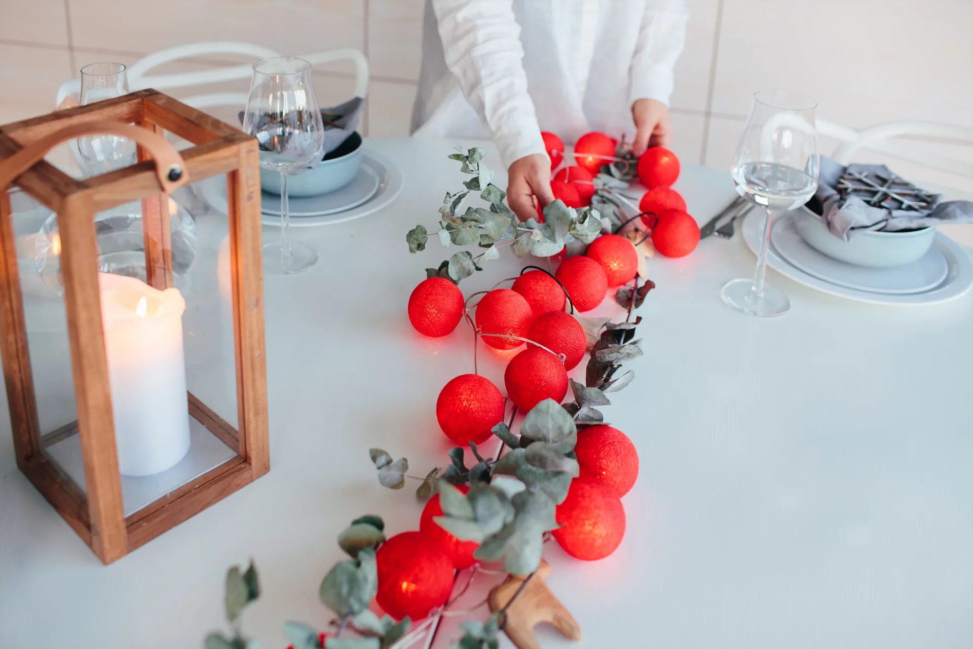 Irislights cordão de luzes, Simply red, 35 bolas Irislights