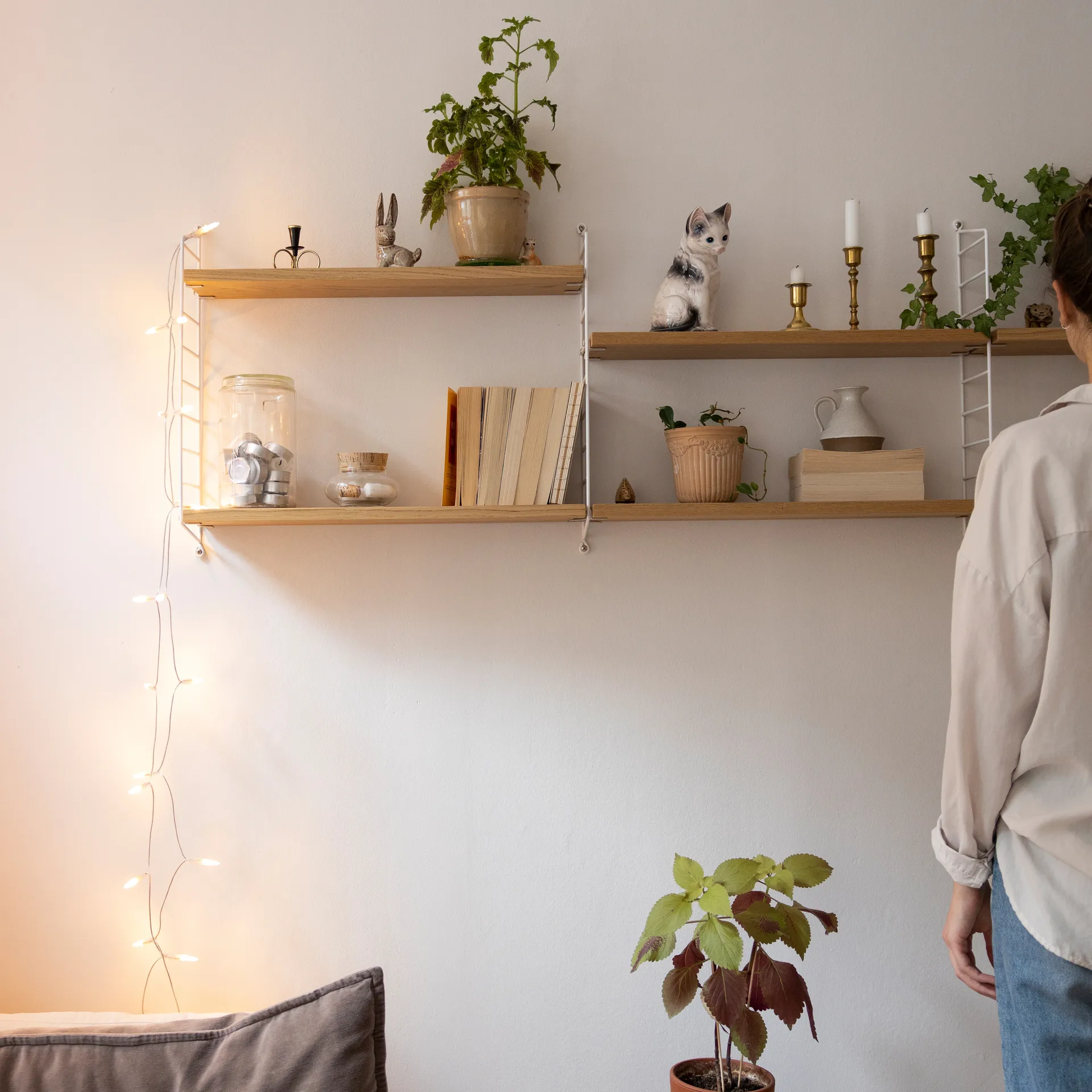 Luzes Irislights extra light chain, 20 bolas Irislights