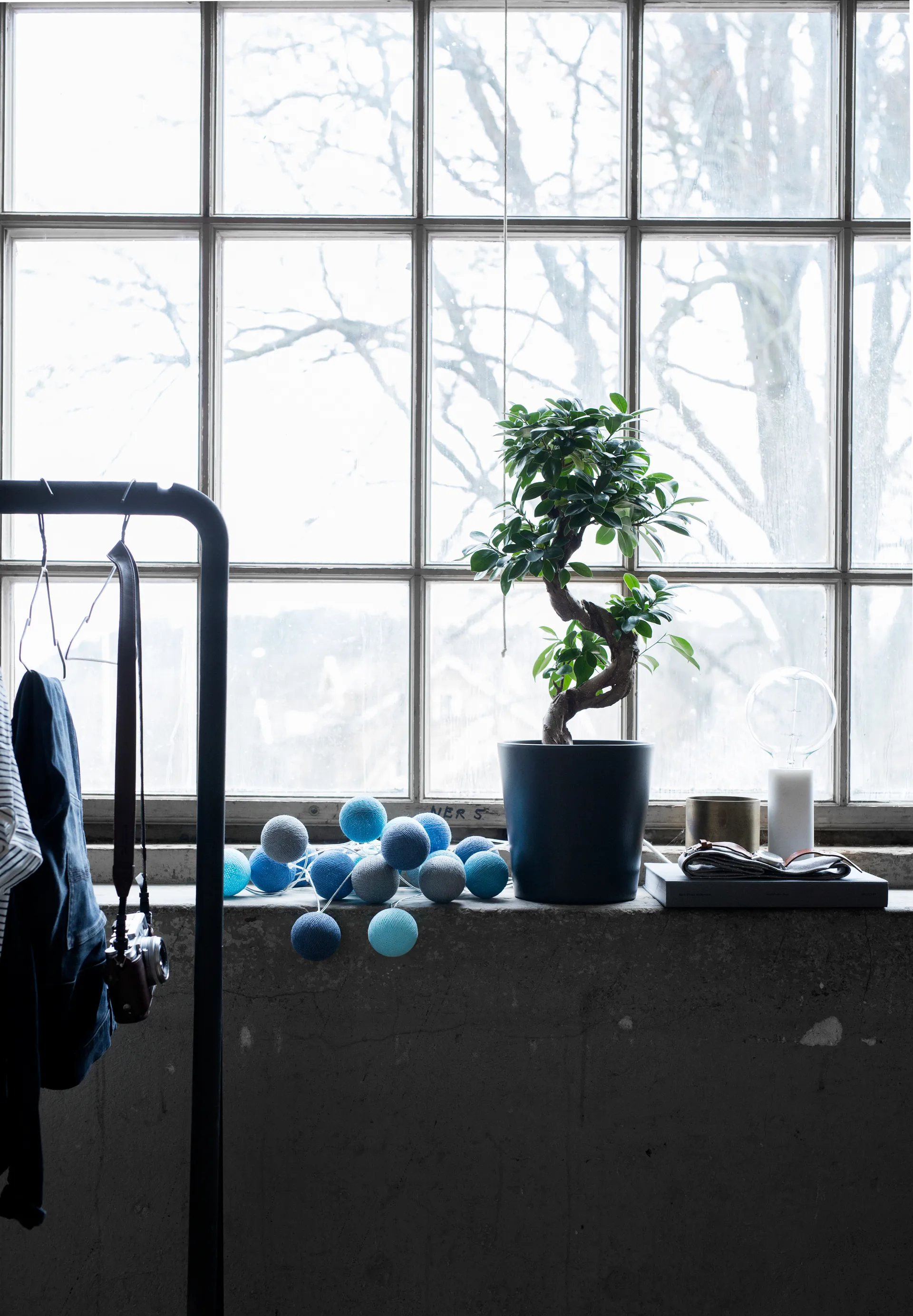 Oceans blue 20-velas 390 cm, Azul Irislights