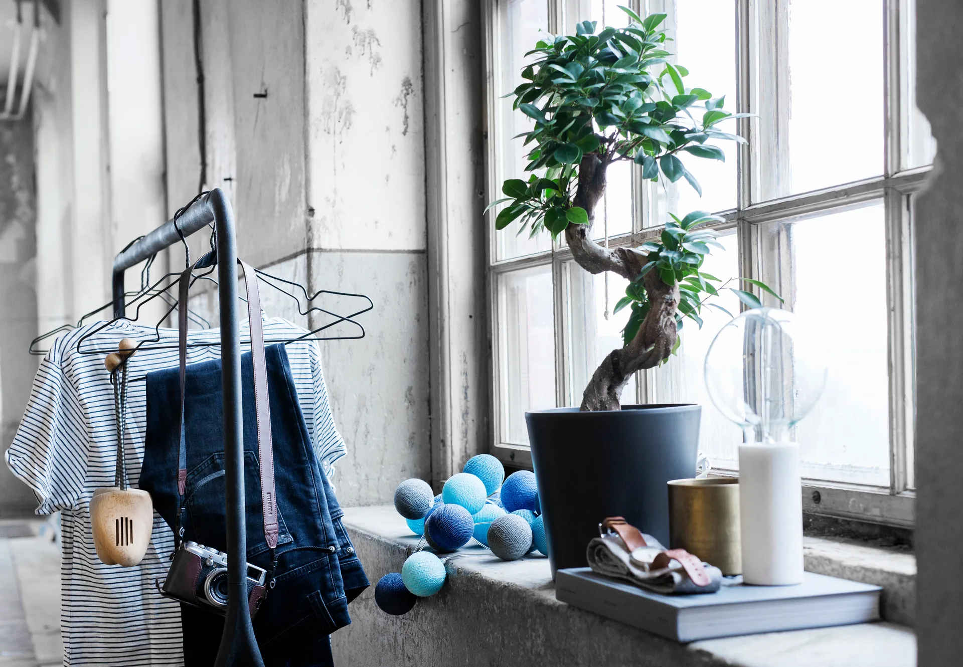 Oceans blue 20-velas 390 cm, Azul Irislights