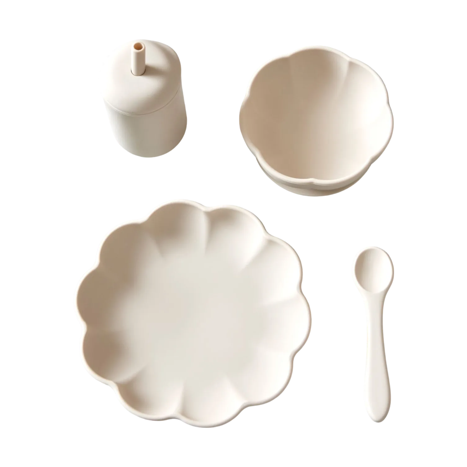 Conjunto infantil Little Poppy, 4 peças, Cream Jack o Juno