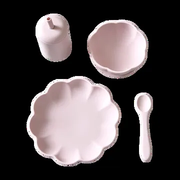 Conjunto infantil Little Poppy, 4 peças - Light pink - Jack o Juno