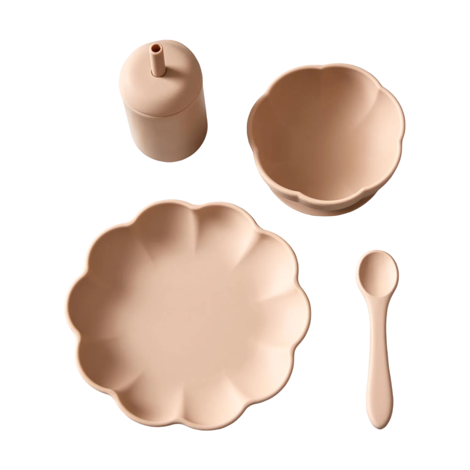 Conjunto infantil Little Poppy, 4 peças, Oatmeal Jack o Juno