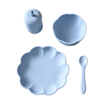 Conjunto infantil Little Poppy, 4 peças - Pale blue - Jack o Juno