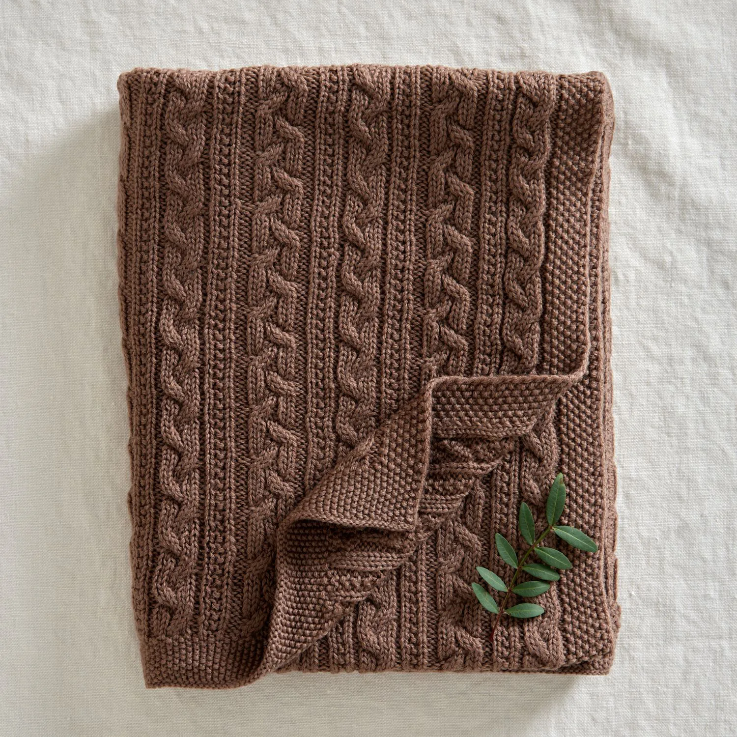 Manta para bebê tricotada em lã merino 80x100 cm, Cookie Jack o Juno