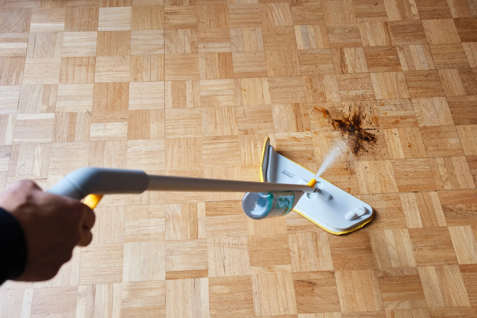 Cleantech mopa 2 em 1 para chão com esfregão, Pedra Clara Joseph Joseph