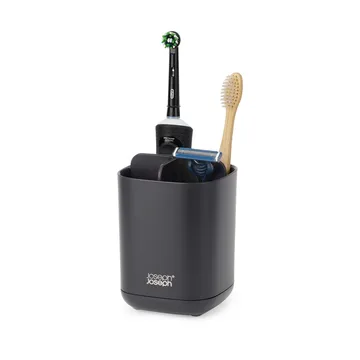 Easystore Suporte para escovas de dentes 12,8 cm. - Preto - Joseph Joseph
