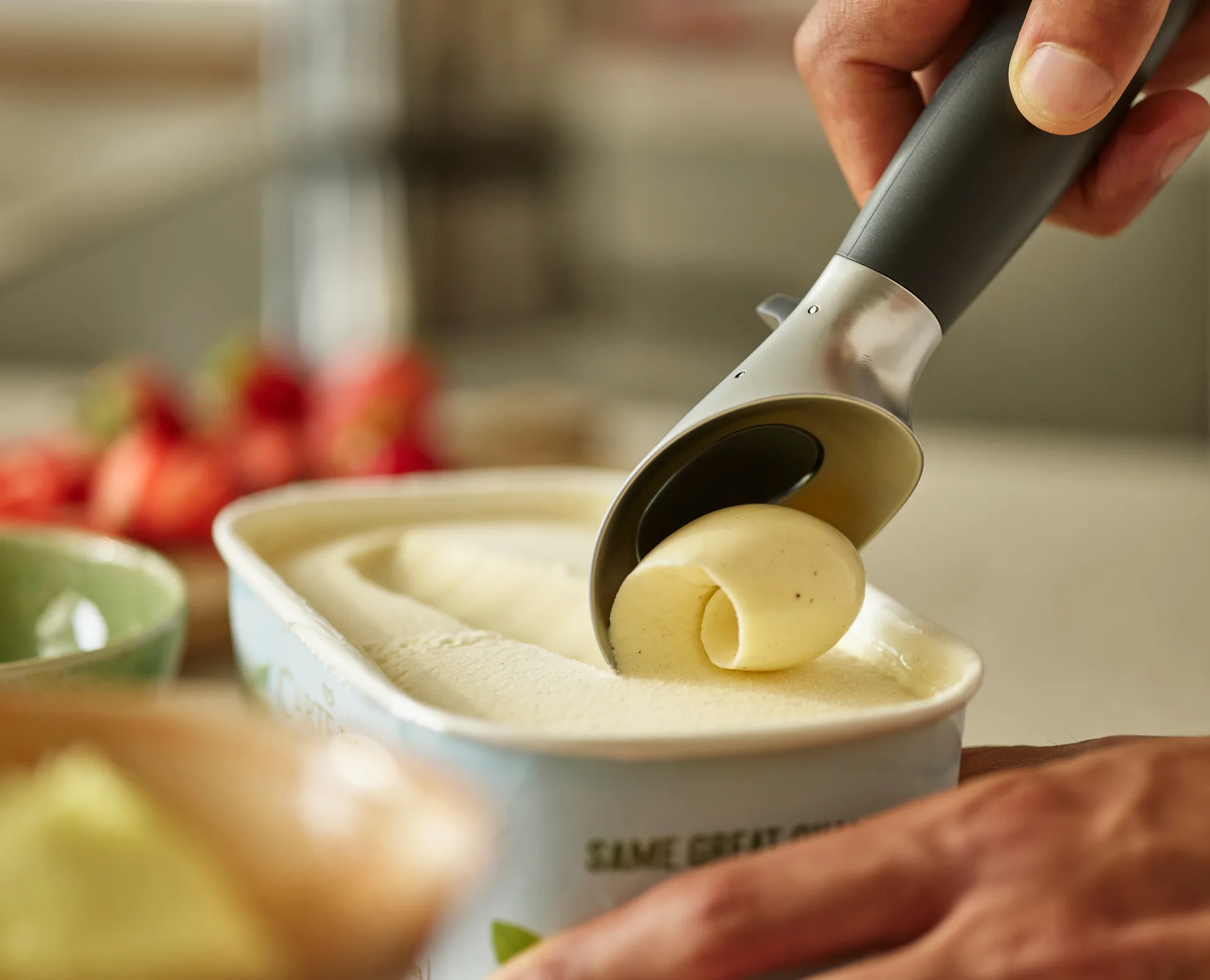 Elevate Colher de gelado 21 cm, Cinza Joseph Joseph