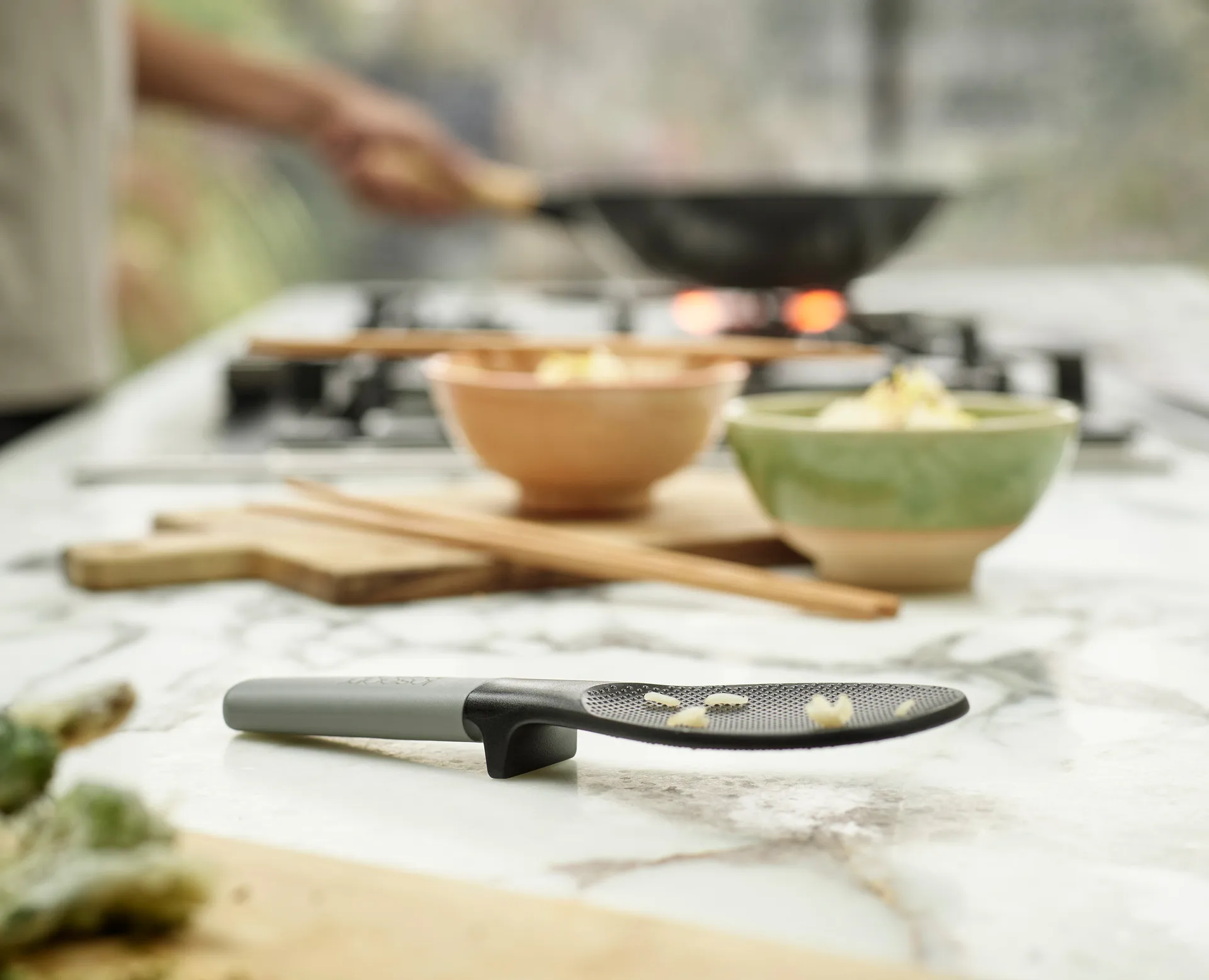 Elevate fusion colher de arroz 19,8 cm, Preto Joseph Joseph