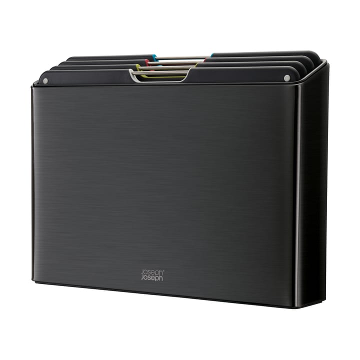 Folio steel Conj. tábuas de corte 4 peças - Preto - Joseph Joseph