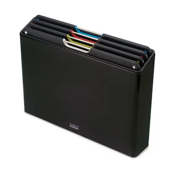 Folio steel Conj. tábuas de corte 4 peças - Preto - Joseph Joseph